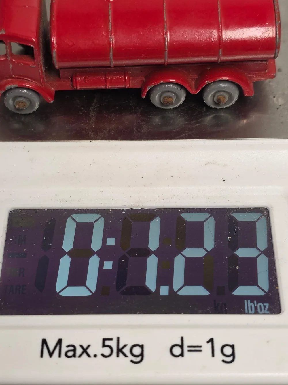 Vintage Matchbox 11b ERF Esso Tanker Lesney Made in England Grey Wheels